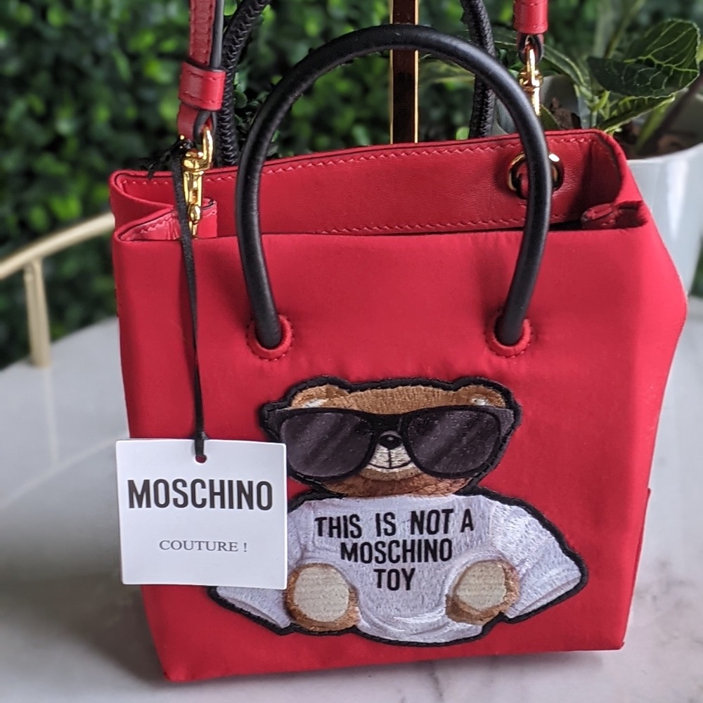 Moschino Teddy Small Shopper Tote